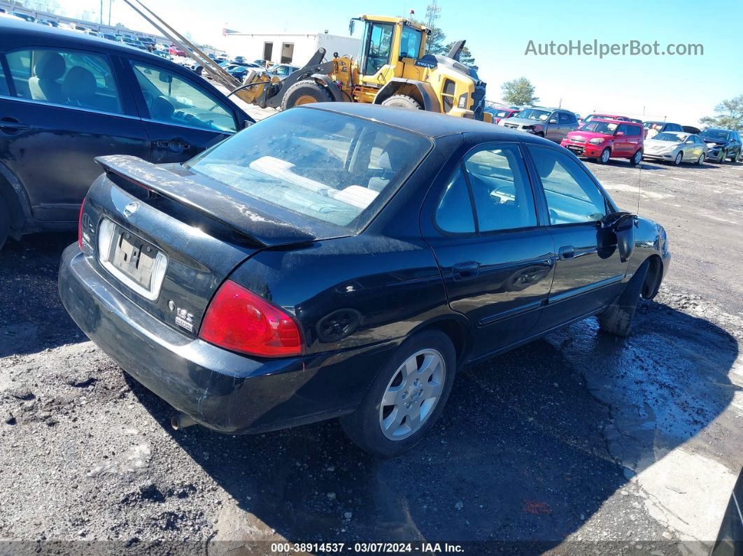 2005 Nissan Sentra 1.8s Black vin: 3N1CB51D85L489539