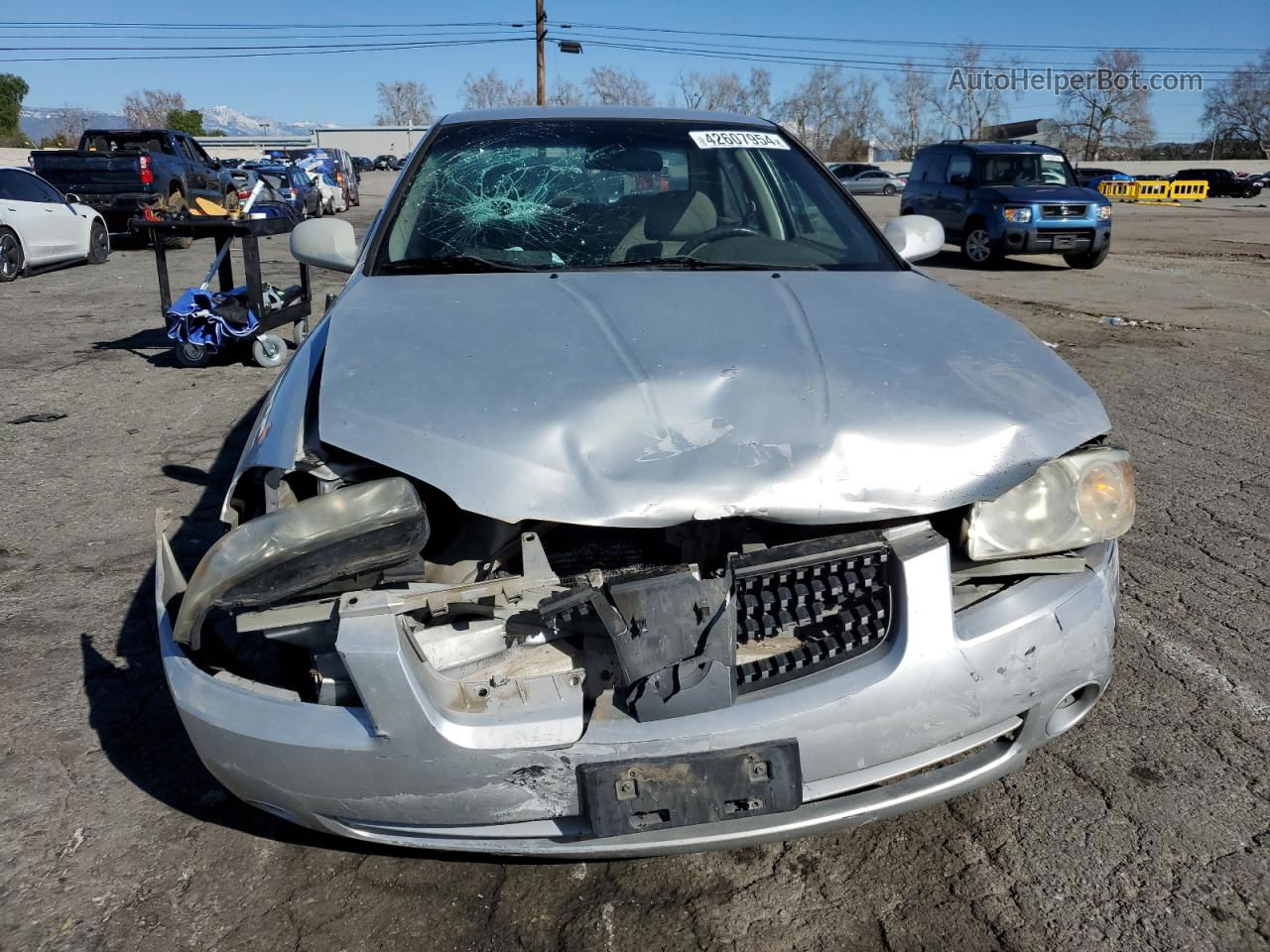 2005 Nissan Sentra 1.8 Silver vin: 3N1CB51D85L509711