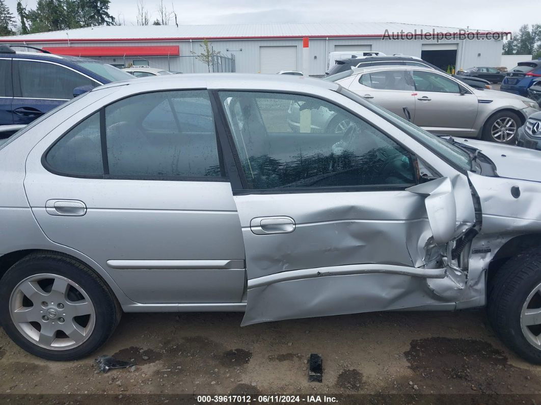 2005 Nissan Sentra 1.8s Silver vin: 3N1CB51D85L528341