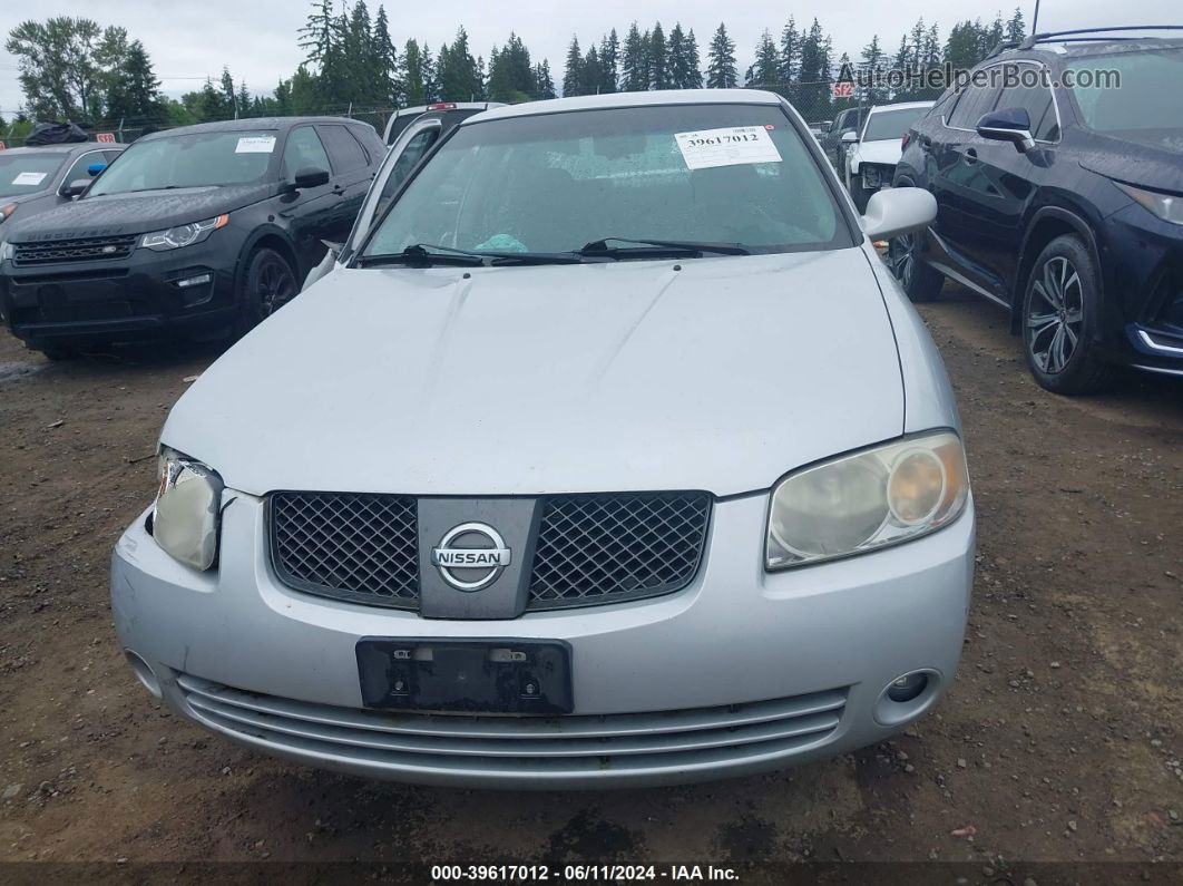 2005 Nissan Sentra 1.8s Серебряный vin: 3N1CB51D85L528341