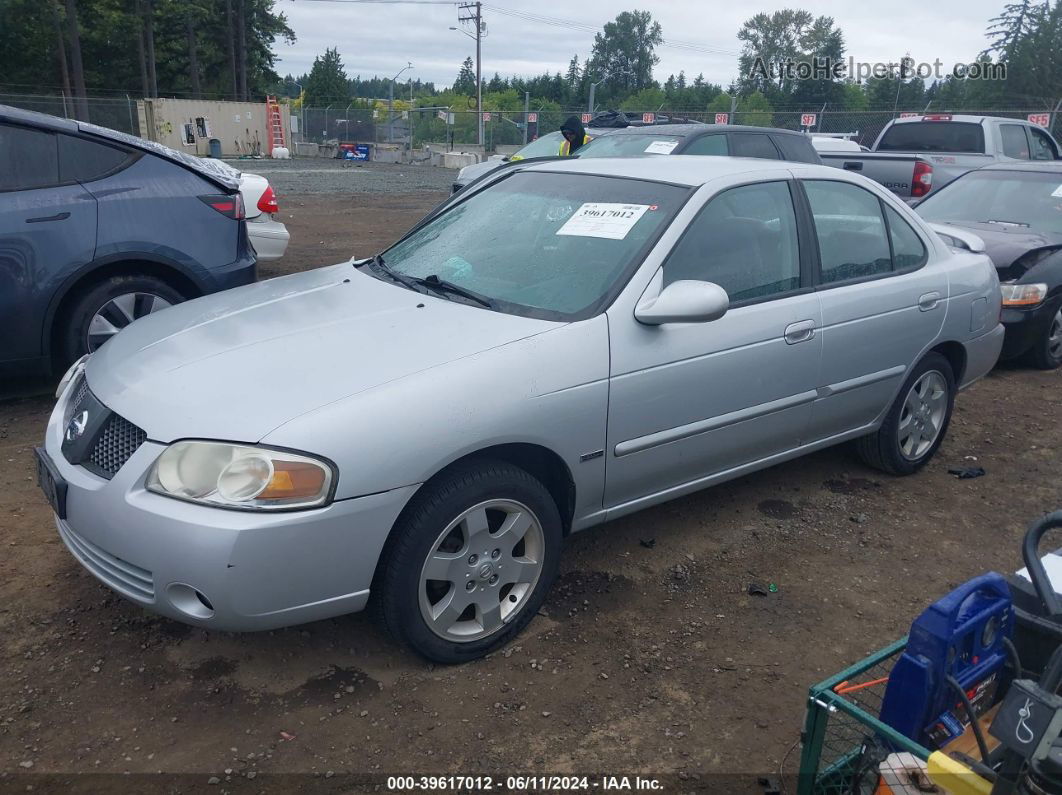 2005 Nissan Sentra 1.8s Silver vin: 3N1CB51D85L528341