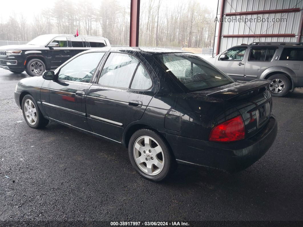 2005 Nissan Sentra 1.8s Black vin: 3N1CB51D85L595120