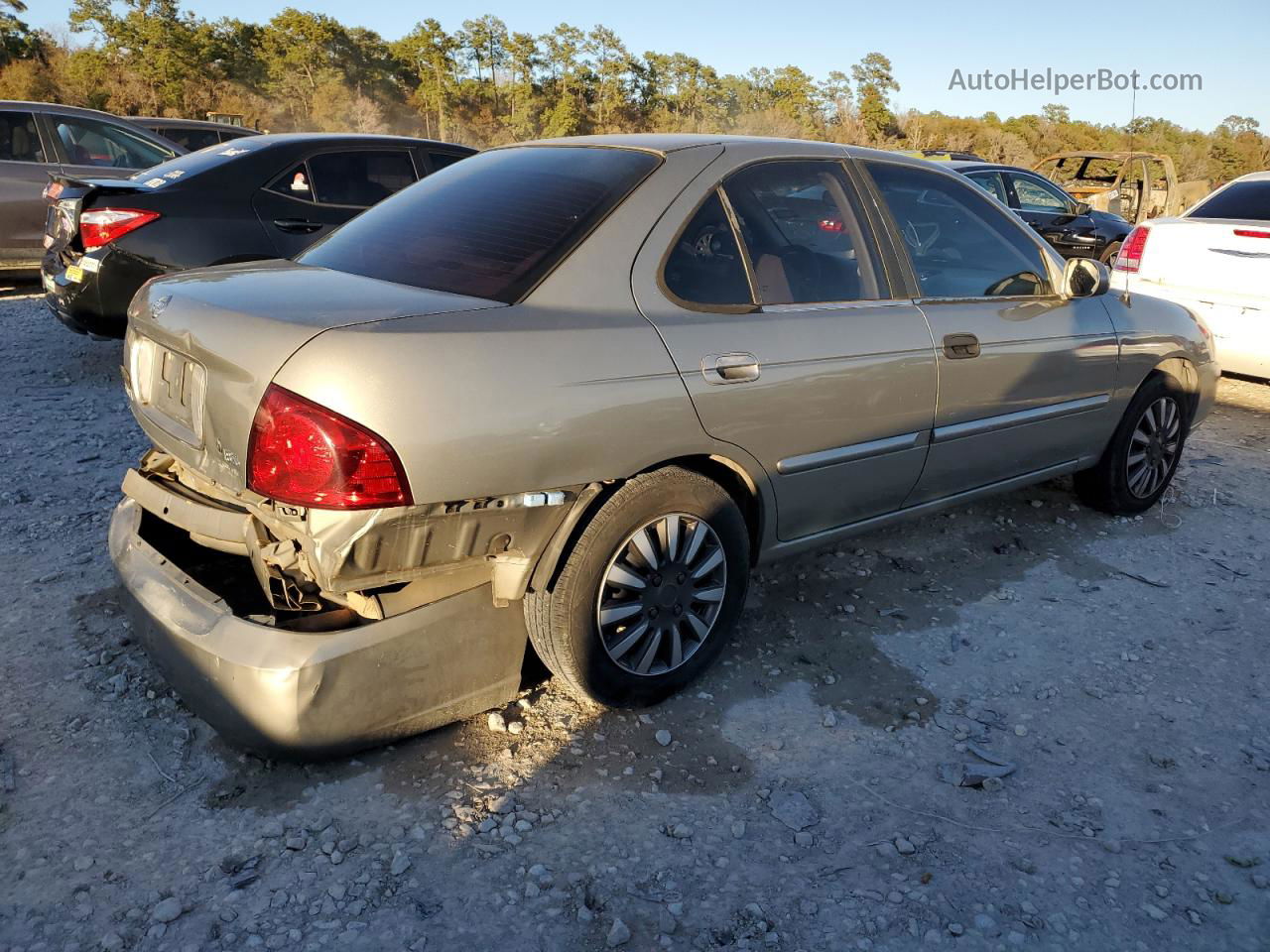 2005 Nissan Sentra 1.8 Золотой vin: 3N1CB51D95L451768