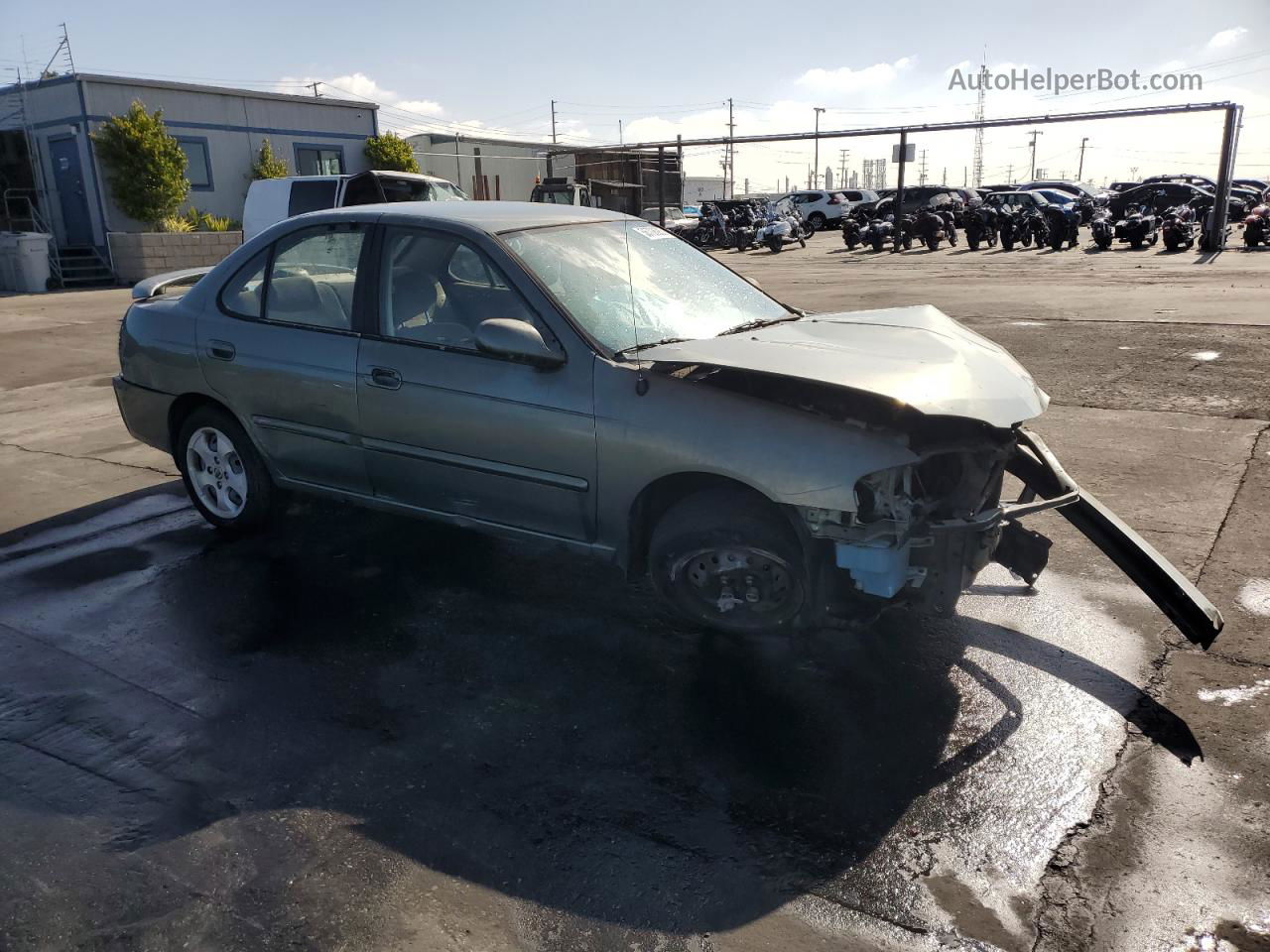 2005 Nissan Sentra 1.8 Зеленый vin: 3N1CB51D95L456906