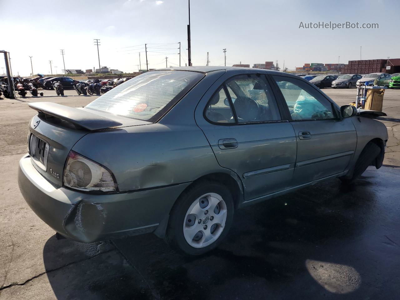 2005 Nissan Sentra 1.8 Зеленый vin: 3N1CB51D95L456906