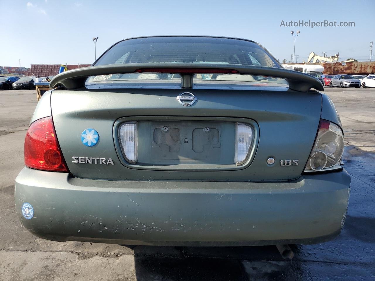 2005 Nissan Sentra 1.8 Зеленый vin: 3N1CB51D95L456906