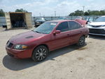 2005 Nissan Sentra 1.8 Red vin: 3N1CB51D95L458123