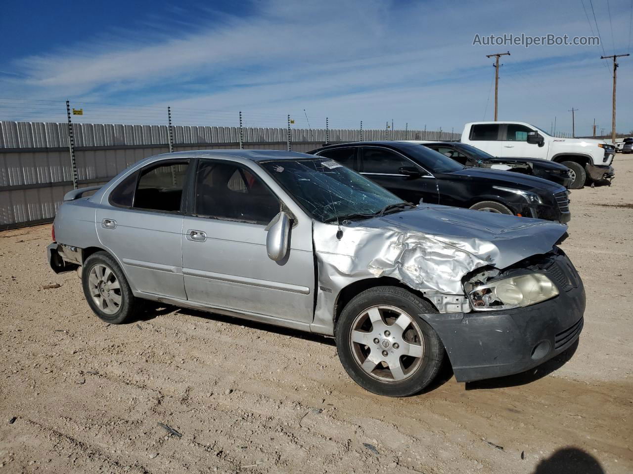 2005 Nissan Sentra 1.8 Silver vin: 3N1CB51D95L494619