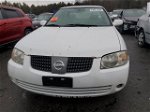 2005 Nissan Sentra 1.8 White vin: 3N1CB51D95L523911