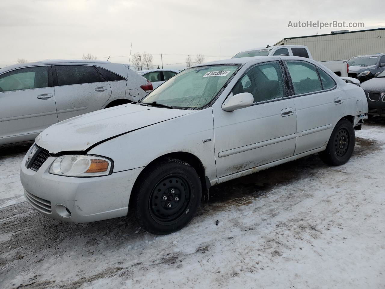 2005 Nissan Sentra 1.8 Silver vin: 3N1CB51D95L537727