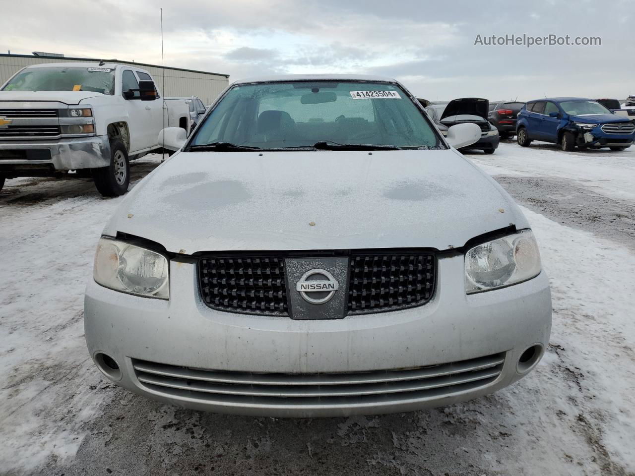 2005 Nissan Sentra 1.8 Silver vin: 3N1CB51D95L537727