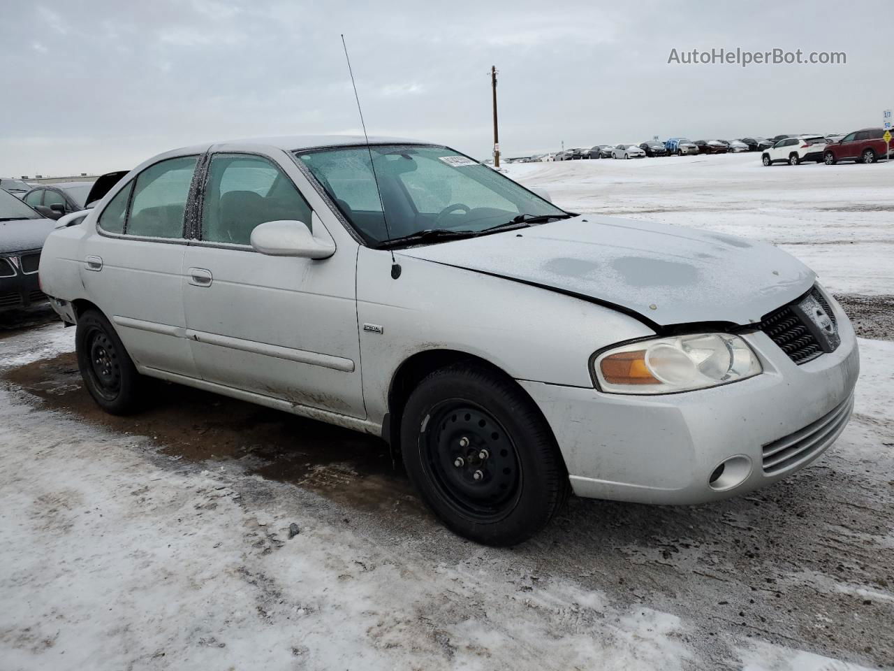 2005 Nissan Sentra 1.8 Silver vin: 3N1CB51D95L537727