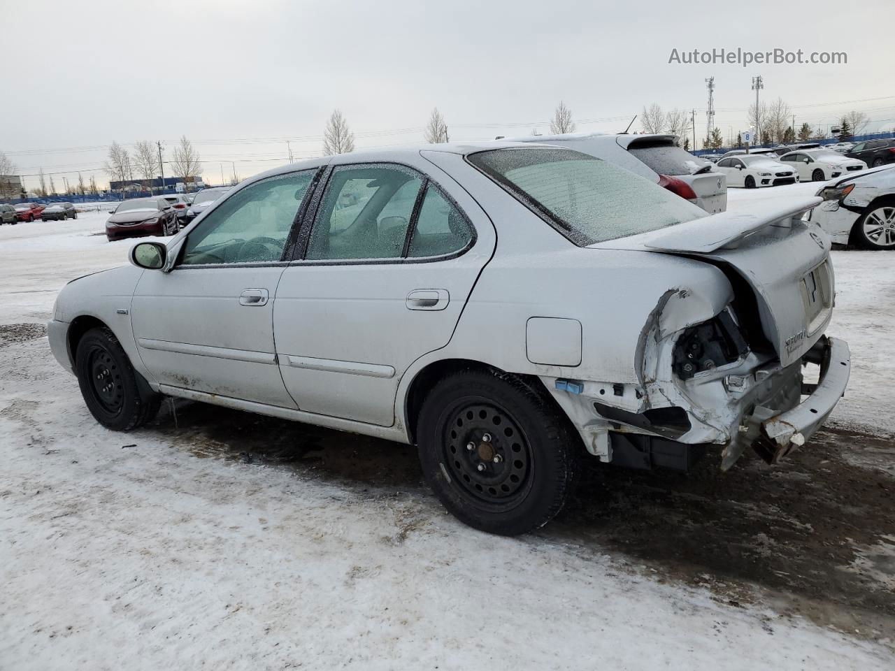 2005 Nissan Sentra 1.8 Silver vin: 3N1CB51D95L537727