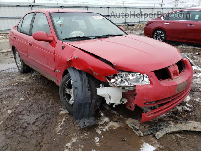 2005 Nissan Sentra 1.8 Red vin: 3N1CB51D95L550509