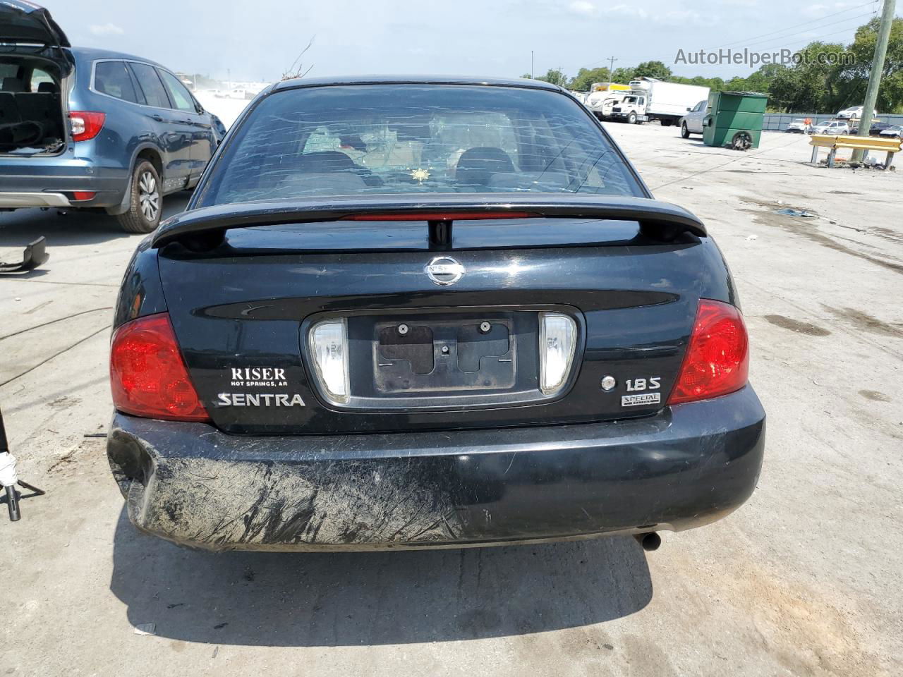 2005 Nissan Sentra 1.8 Черный vin: 3N1CB51D95L561817