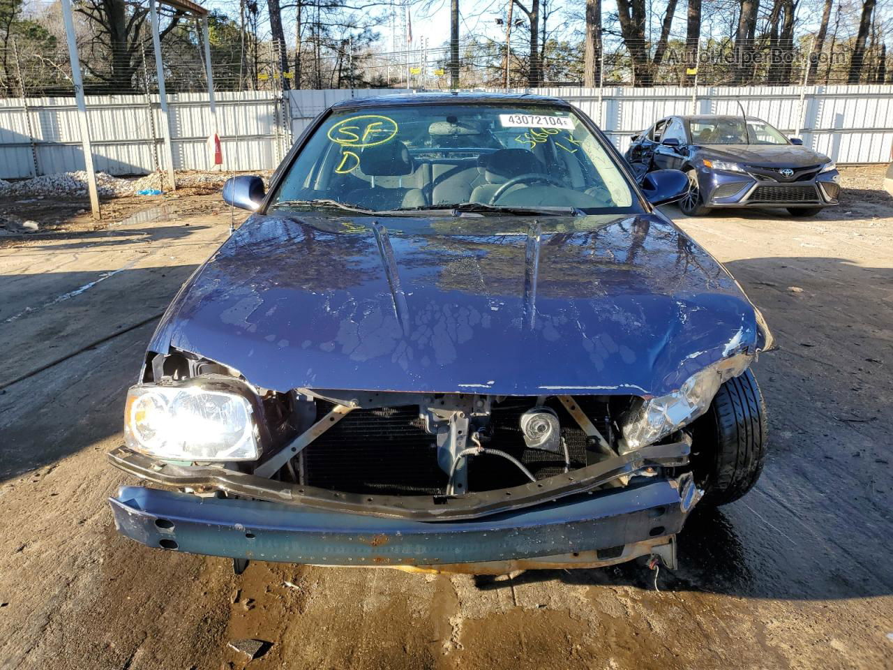 2005 Nissan Sentra 1.8 Blue vin: 3N1CB51D95L586698