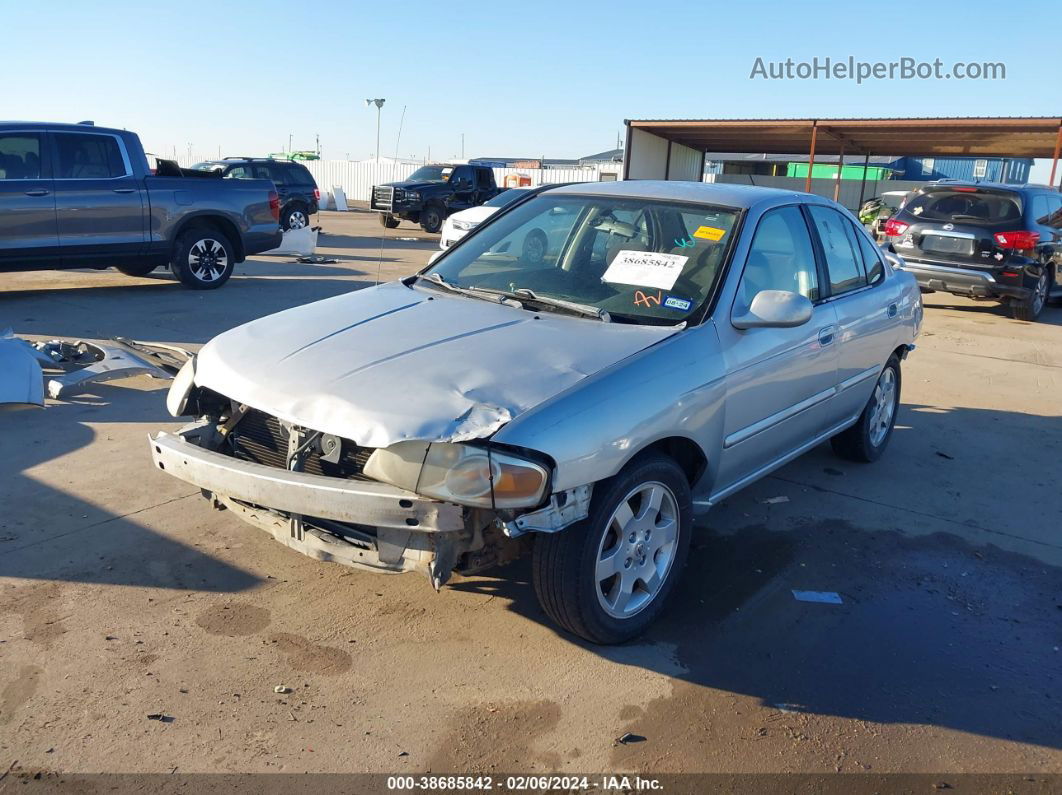 2005 Nissan Sentra 1.8s Silver vin: 3N1CB51D95L594719