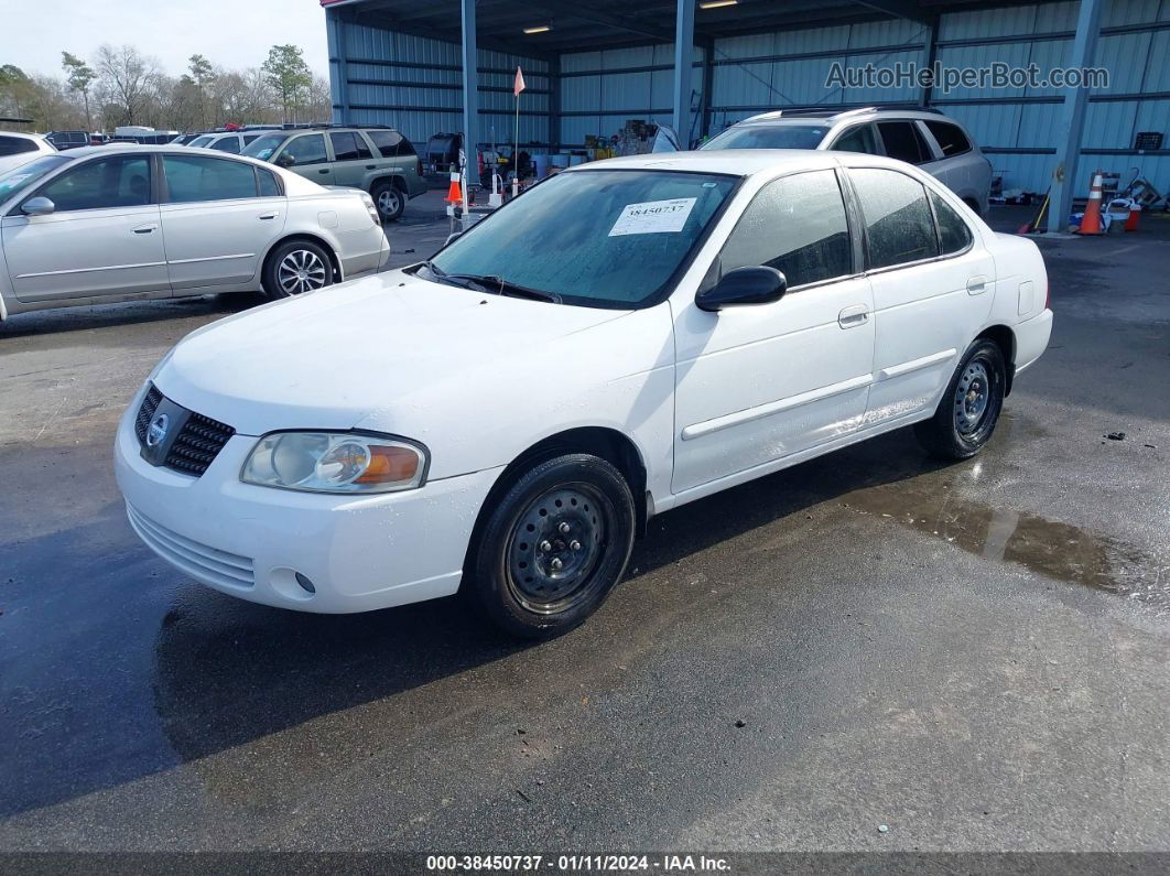 2005 Nissan Sentra 1.8s White vin: 3N1CB51DX5L478607