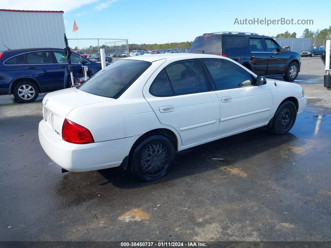 2005 Nissan Sentra 1.8s White vin: 3N1CB51DX5L478607