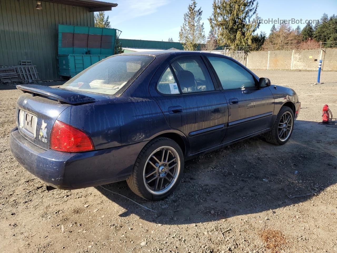 2005 Nissan Sentra 1.8 Blue vin: 3N1CB51DX5L534318