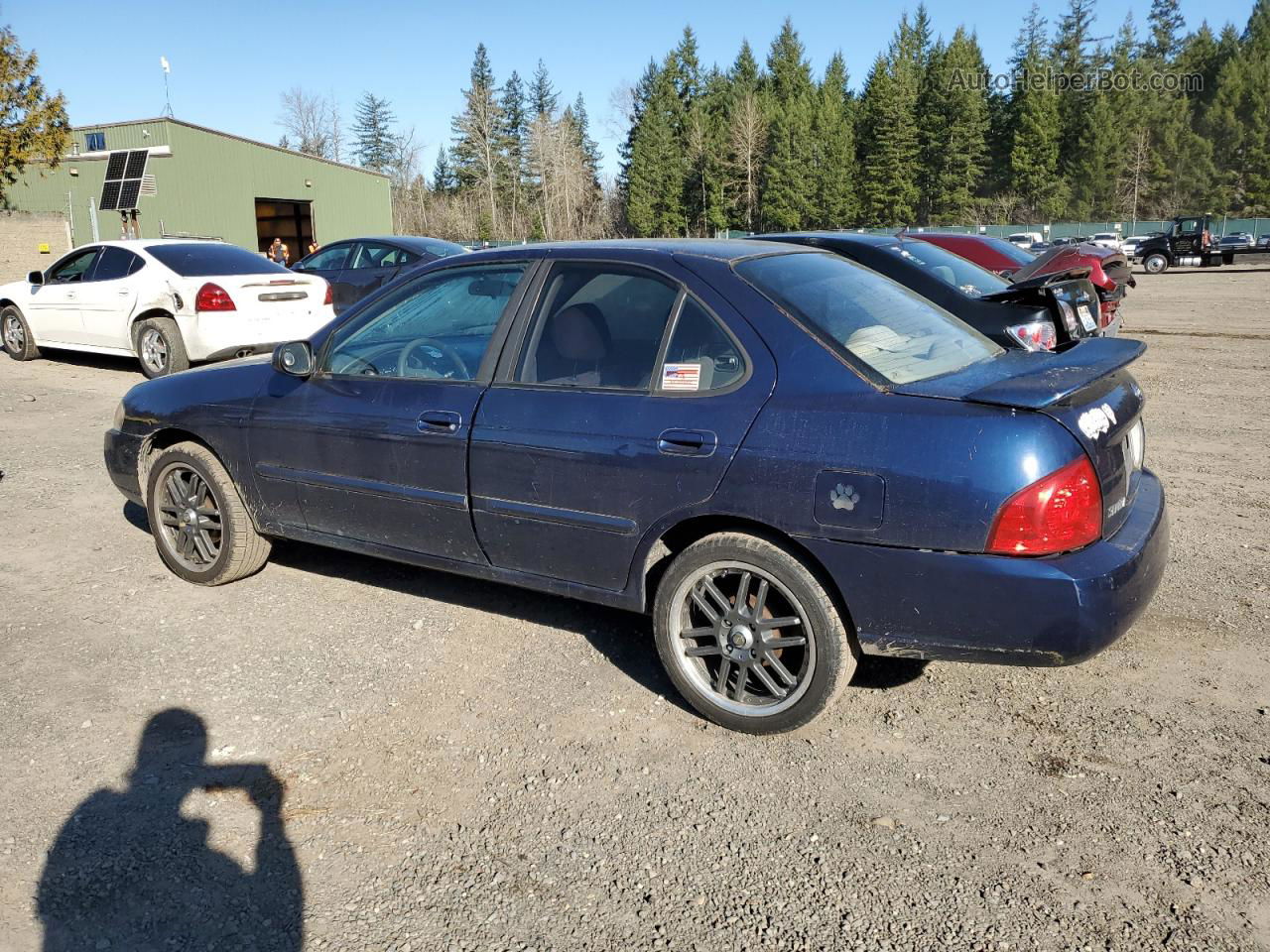 2005 Nissan Sentra 1.8 Blue vin: 3N1CB51DX5L534318