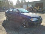 2005 Nissan Sentra 1.8 Blue vin: 3N1CB51DX5L534318