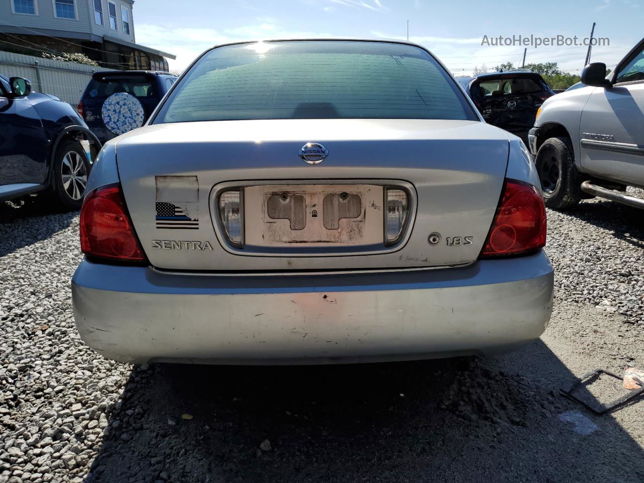 2005 Nissan Sentra 1.8 Silver vin: 3N1CB51DX5L540491