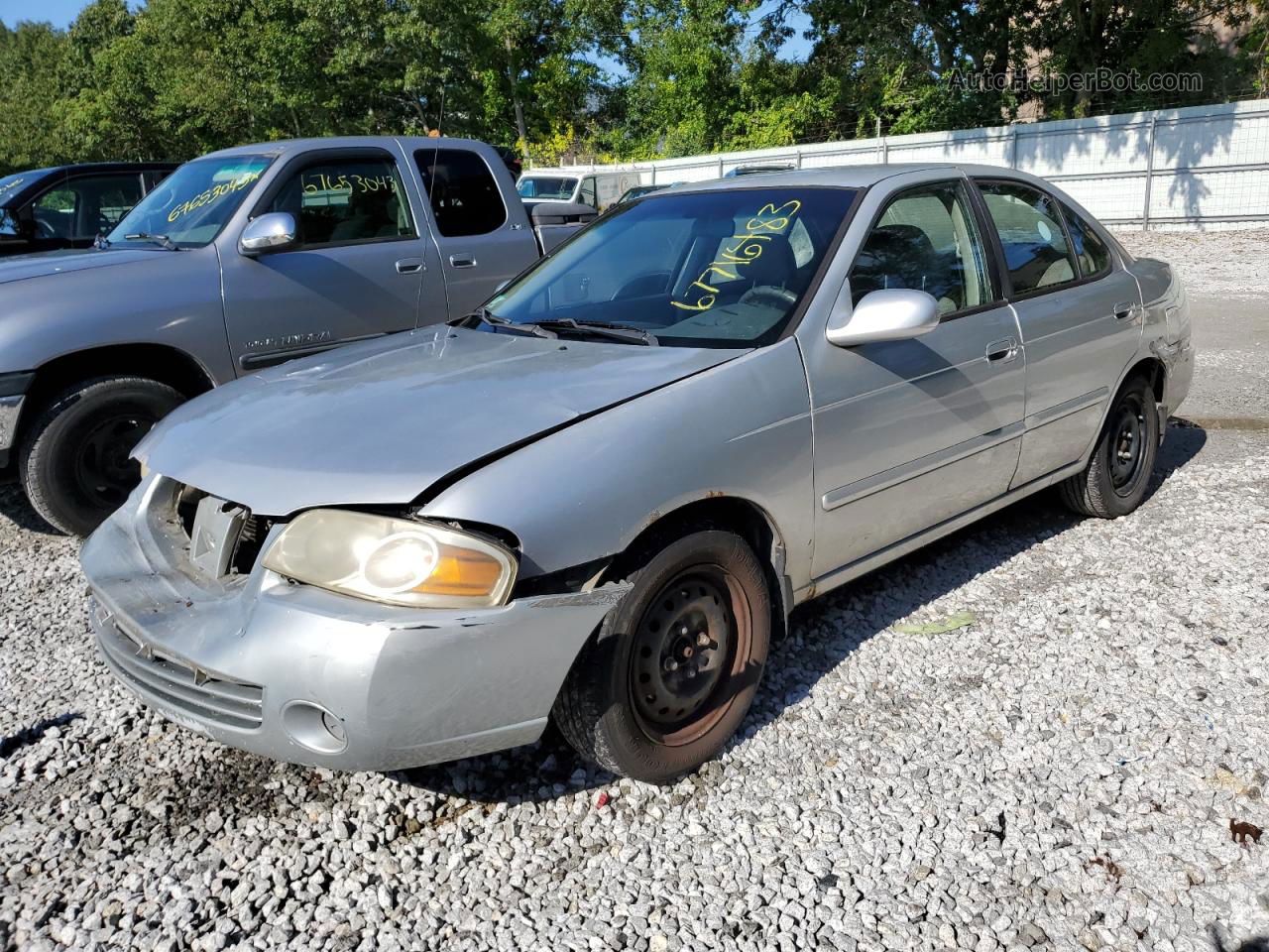 2005 Nissan Sentra 1.8 Silver vin: 3N1CB51DX5L540491