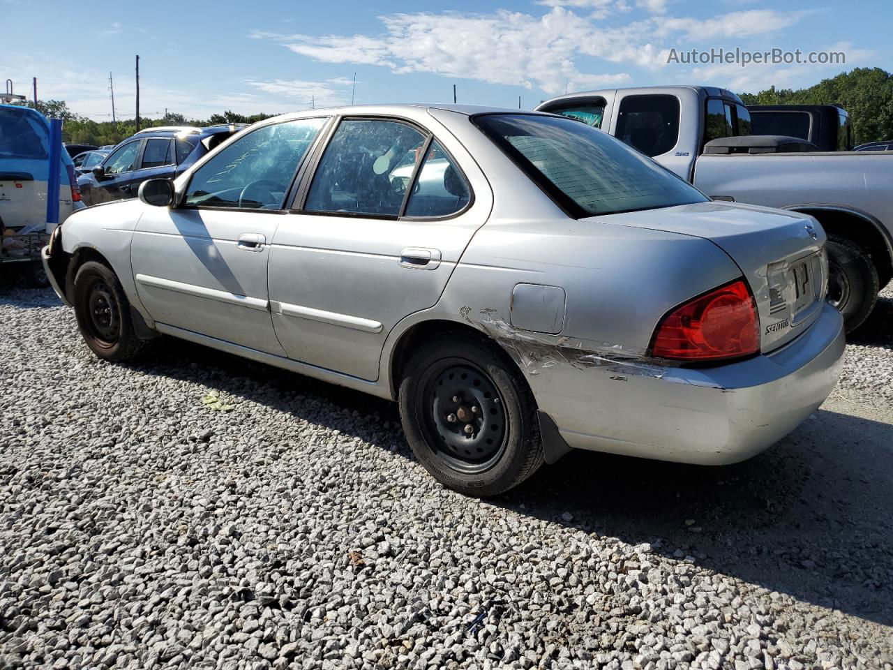 2005 Nissan Sentra 1.8 Silver vin: 3N1CB51DX5L540491