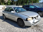 2005 Nissan Sentra 1.8 Silver vin: 3N1CB51DX5L540491