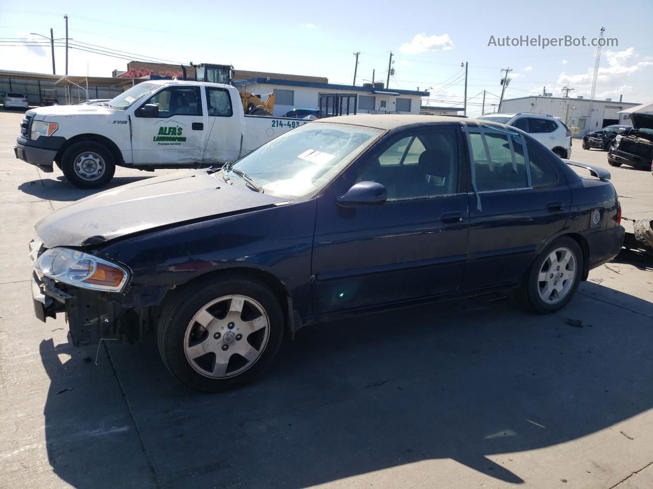 2005 Nissan Sentra 1.8 Blue vin: 3N1CB51DX5L581459