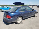 2005 Nissan Sentra 1.8 Blue vin: 3N1CB51DX5L581459