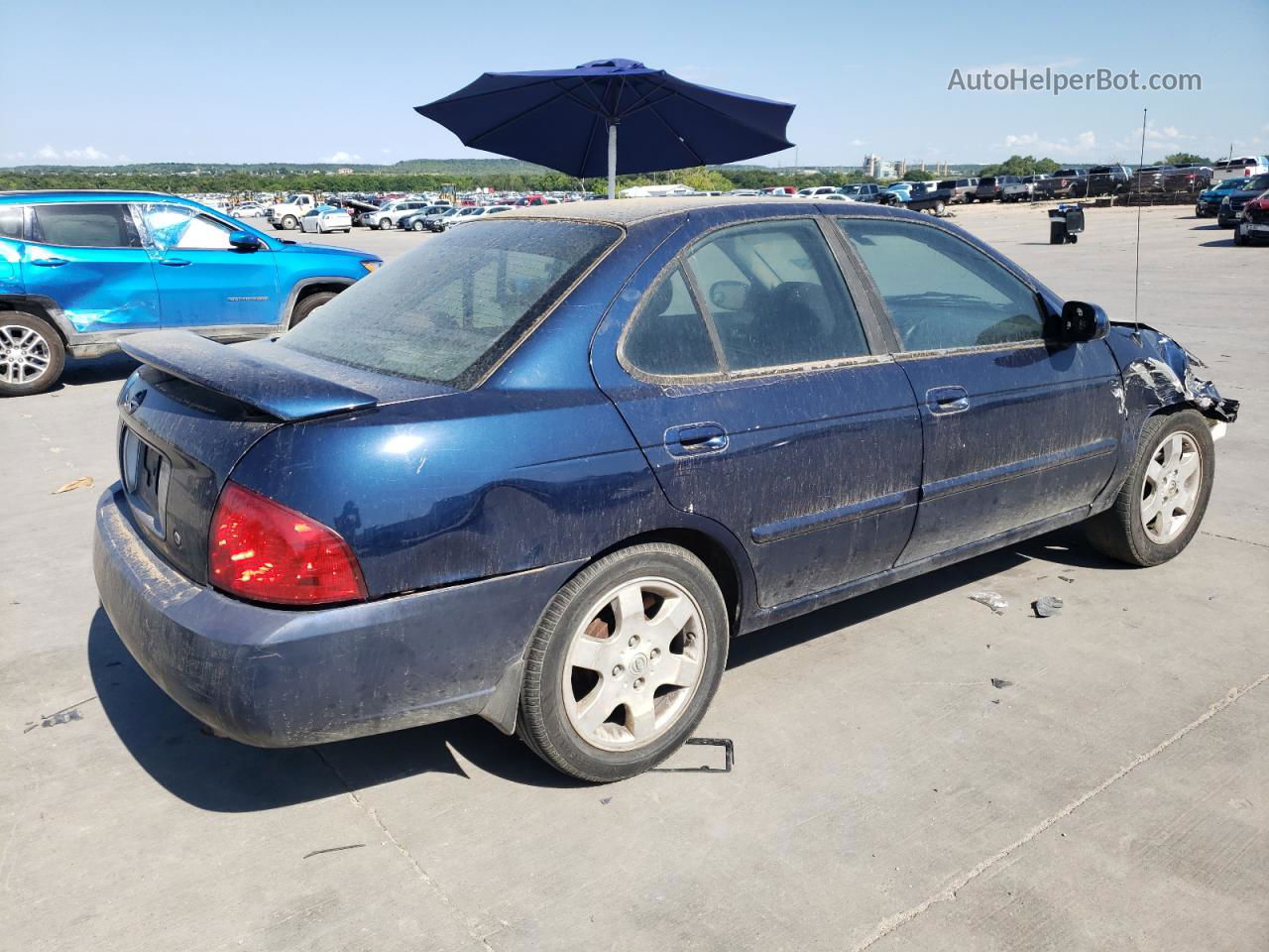 2005 Nissan Sentra 1.8 Blue vin: 3N1CB51DX5L581459