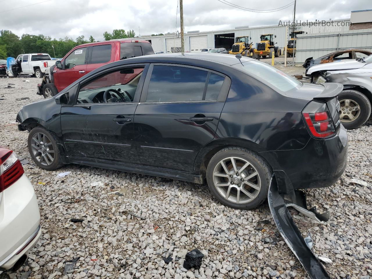 2007 Nissan Sentra Se-r Spec V Black vin: 3N1CB61EX7L700063