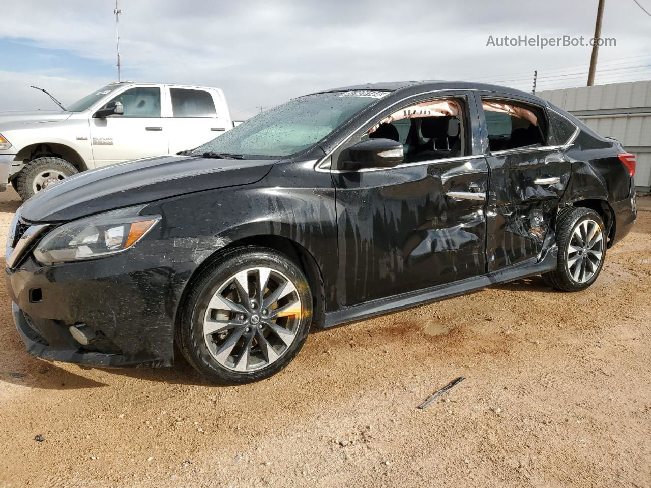 2019 Nissan Sentra Sr Turbo Black vin: 3N1CB7AP1KY353791