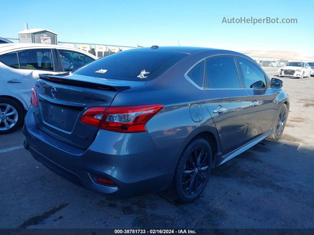 2018 Nissan Sentra Sr Turbo Серый vin: 3N1CB7AP6JY235427