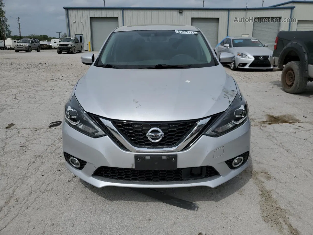 2018 Nissan Sentra Sr Turbo Серебряный vin: 3N1CB7AP8JY208360