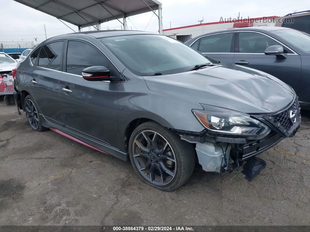 2019 Nissan Sentra Nismo Серый vin: 3N1CB7AP9KY206991