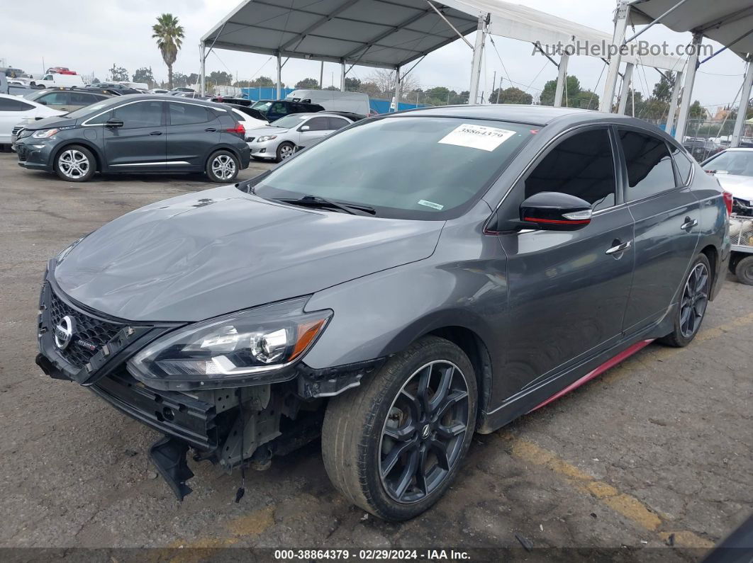 2019 Nissan Sentra Nismo Серый vin: 3N1CB7AP9KY206991