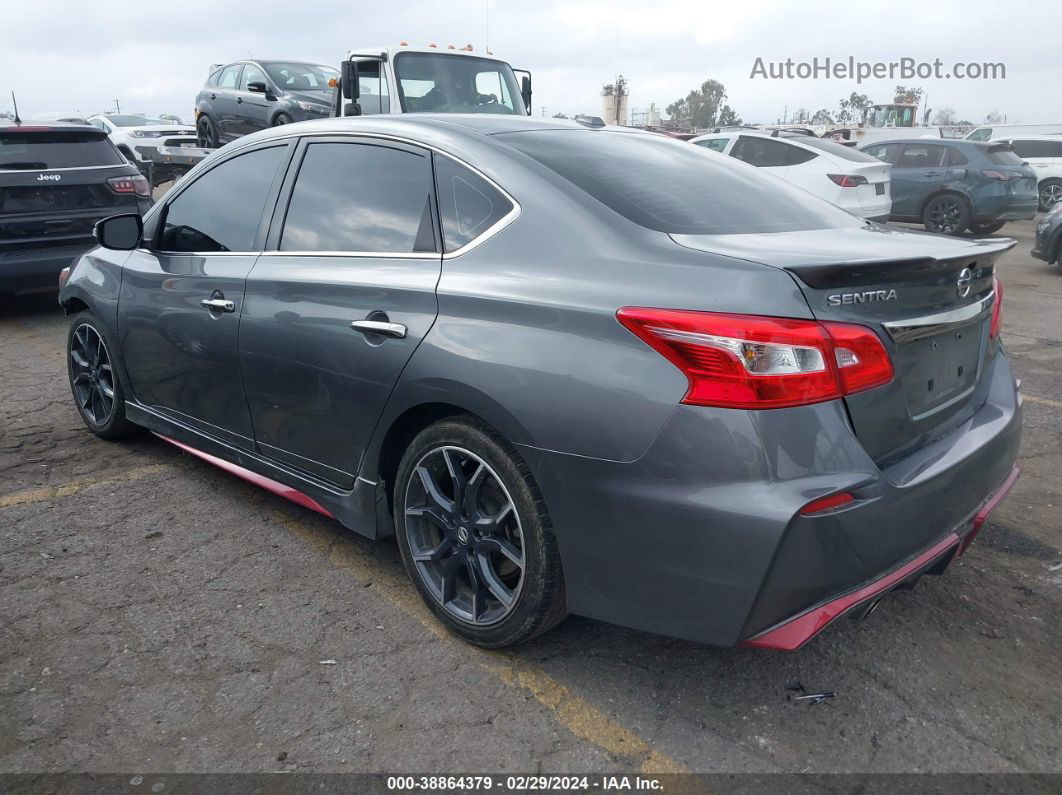 2019 Nissan Sentra Nismo Серый vin: 3N1CB7AP9KY206991