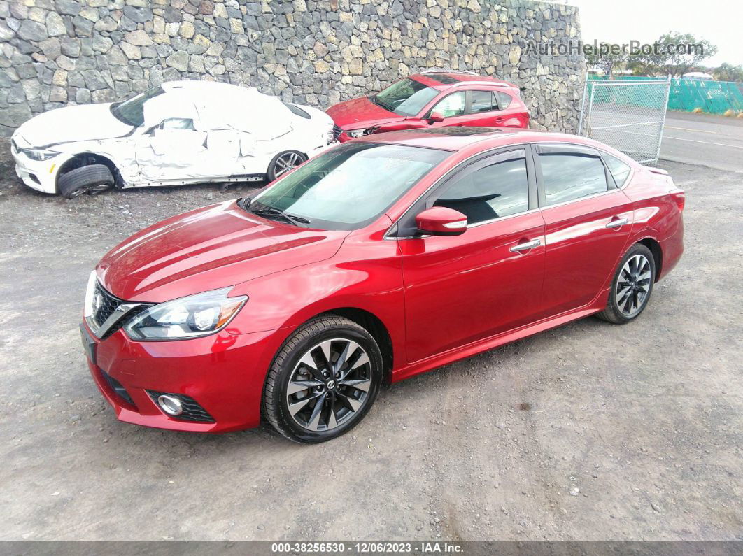 2019 Nissan Sentra Sr Turbo Красный vin: 3N1CB7AP9KY316231