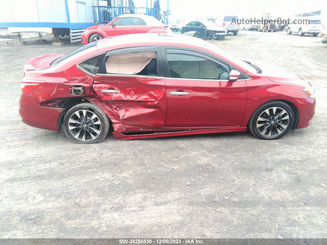 2019 Nissan Sentra Sr Turbo Красный vin: 3N1CB7AP9KY316231