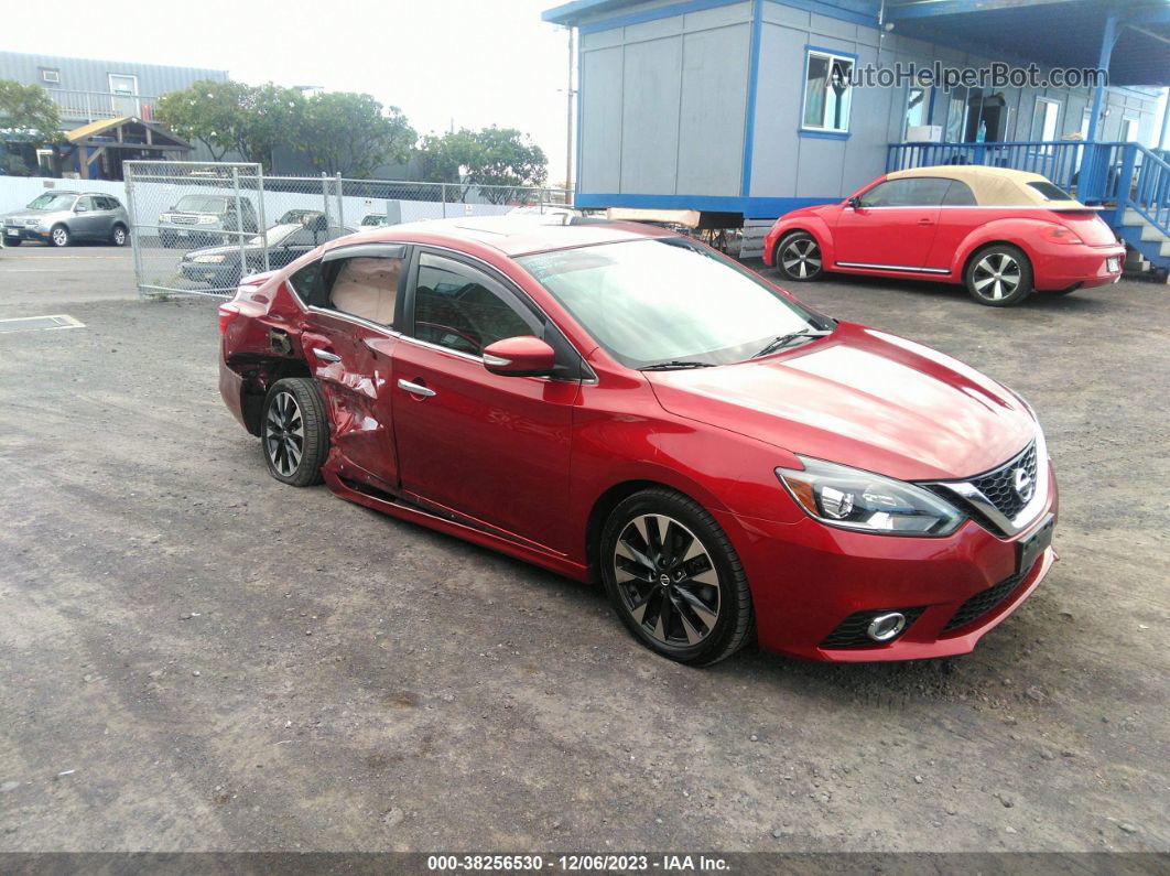 2019 Nissan Sentra Sr Turbo Красный vin: 3N1CB7AP9KY316231