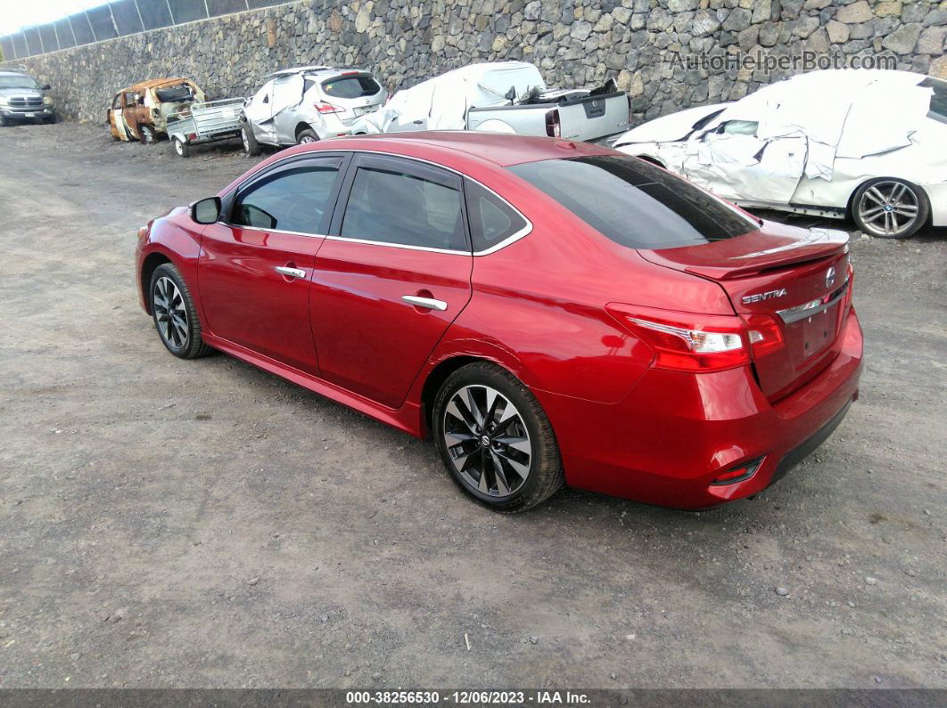 2019 Nissan Sentra Sr Turbo Red vin: 3N1CB7AP9KY316231