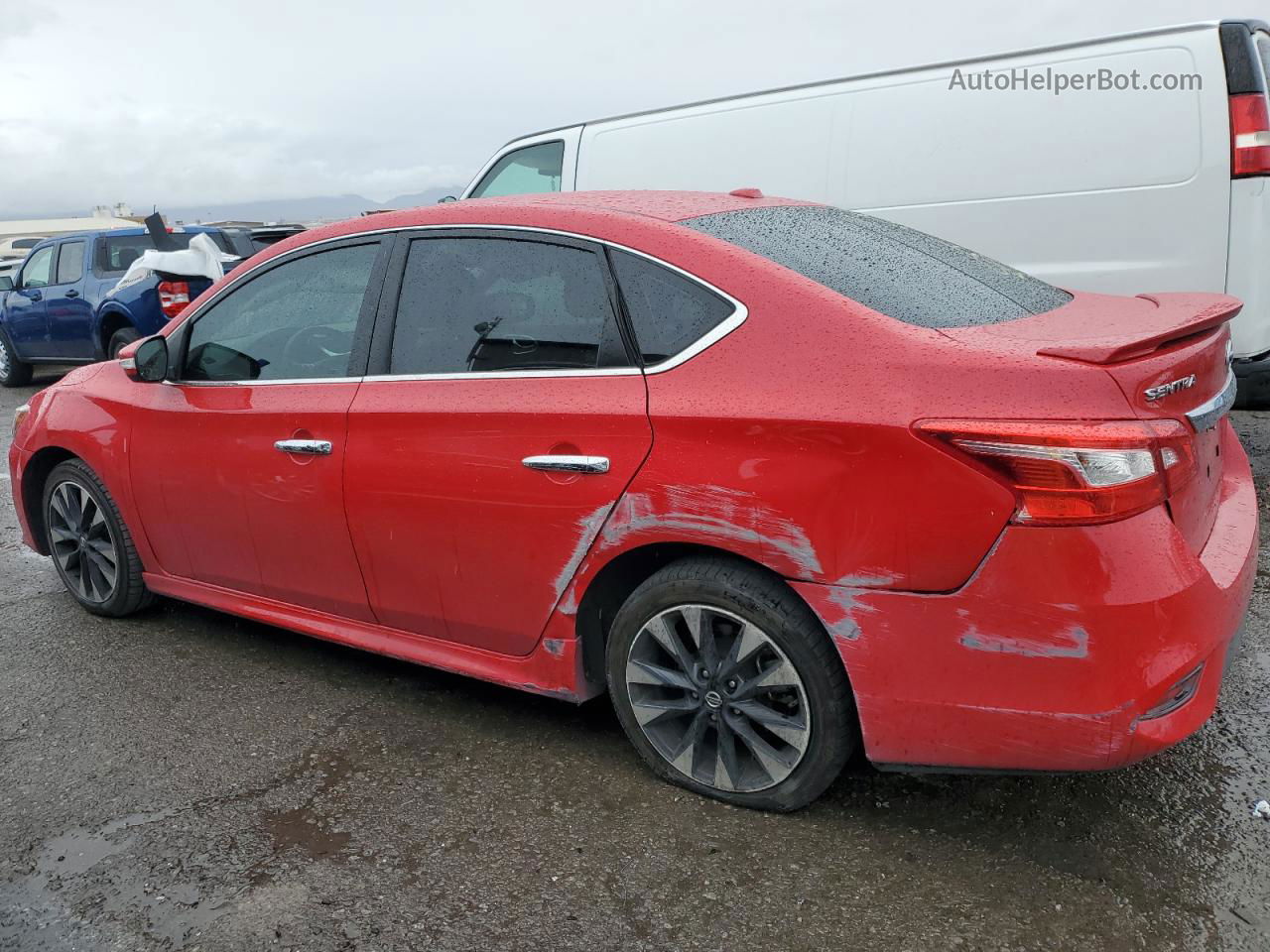 2019 Nissan Sentra Sr Turbo Red vin: 3N1CB7APXKY258470