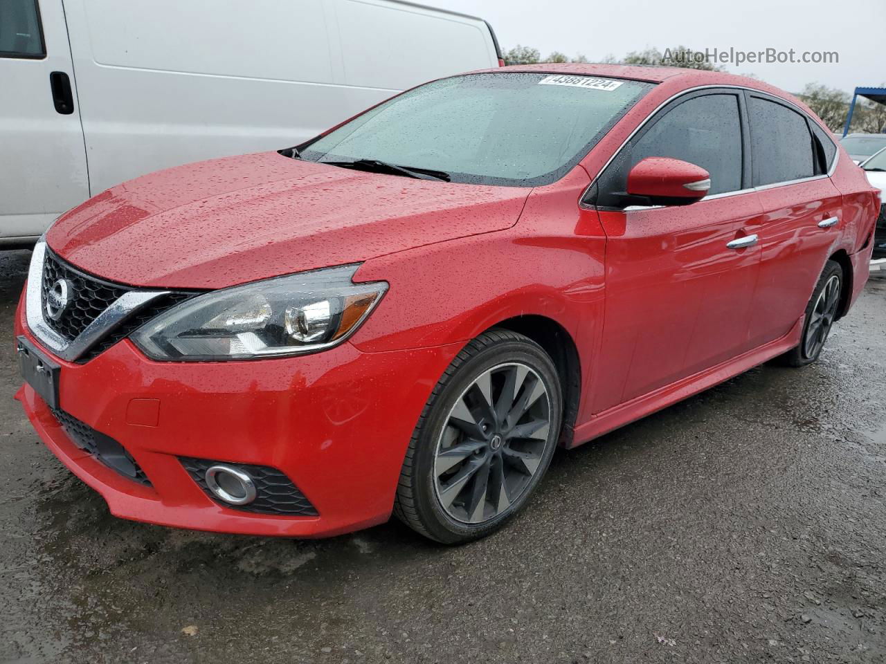 2019 Nissan Sentra Sr Turbo Red vin: 3N1CB7APXKY258470