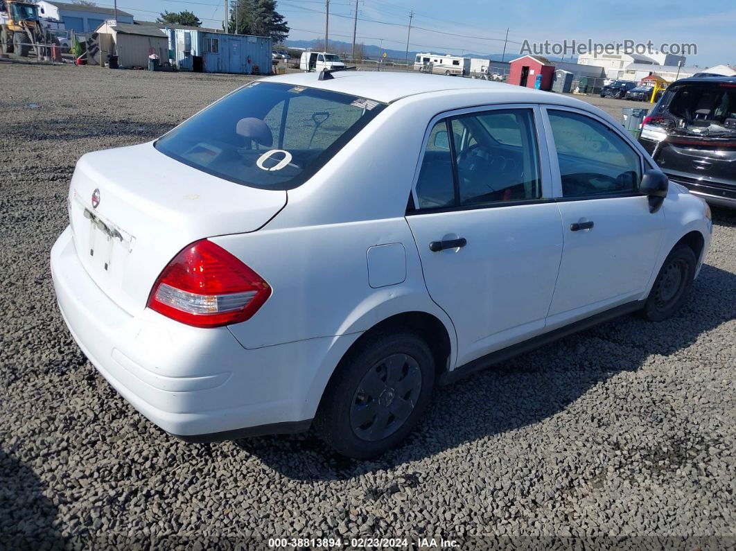 2009 Nissan Versa 1.6 White vin: 3N1CC11E19L483618