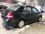 2009 Nissan Versa S Black vin: 3N1CC11E39L470403