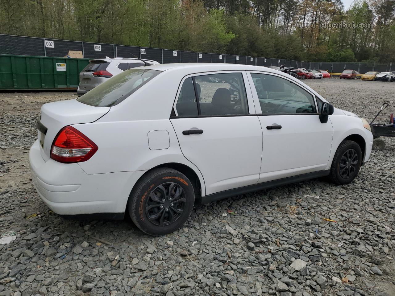 2009 Nissan Versa S White vin: 3N1CC11E59L467003