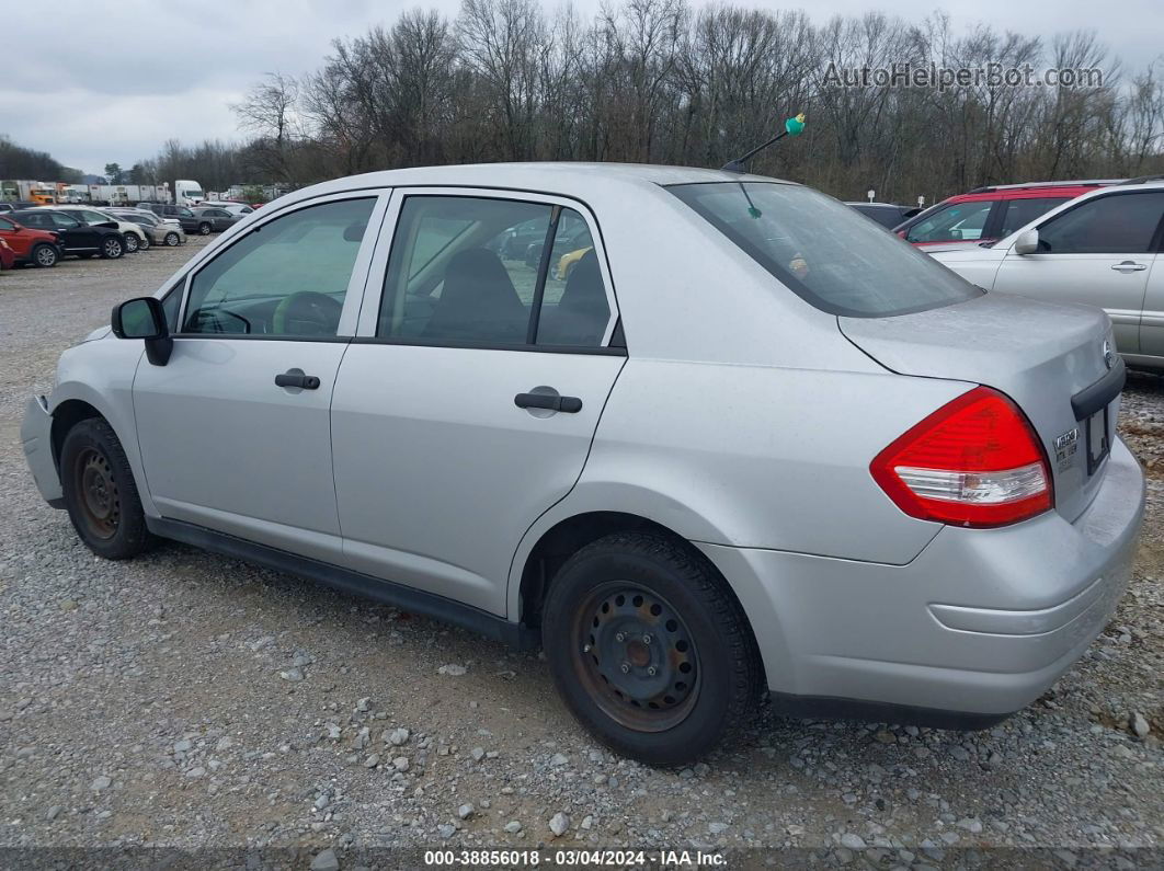 2009 Nissan Versa S/sl Silver vin: 3N1CC11E69L484036